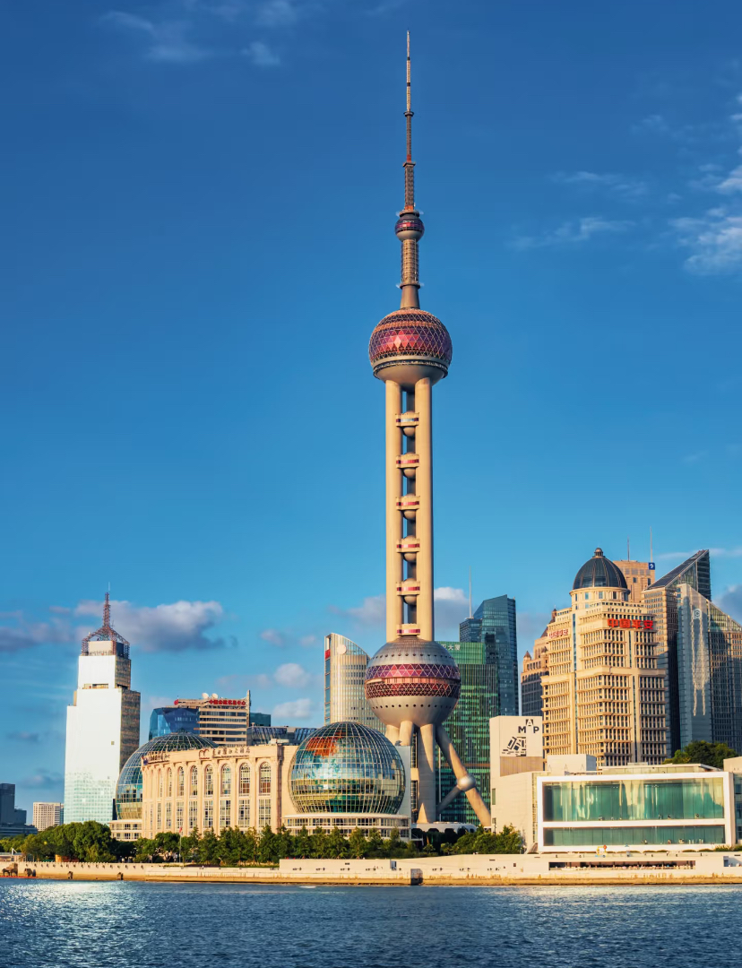 The Bund waterfront and Lujiazui skyline in Shanghai